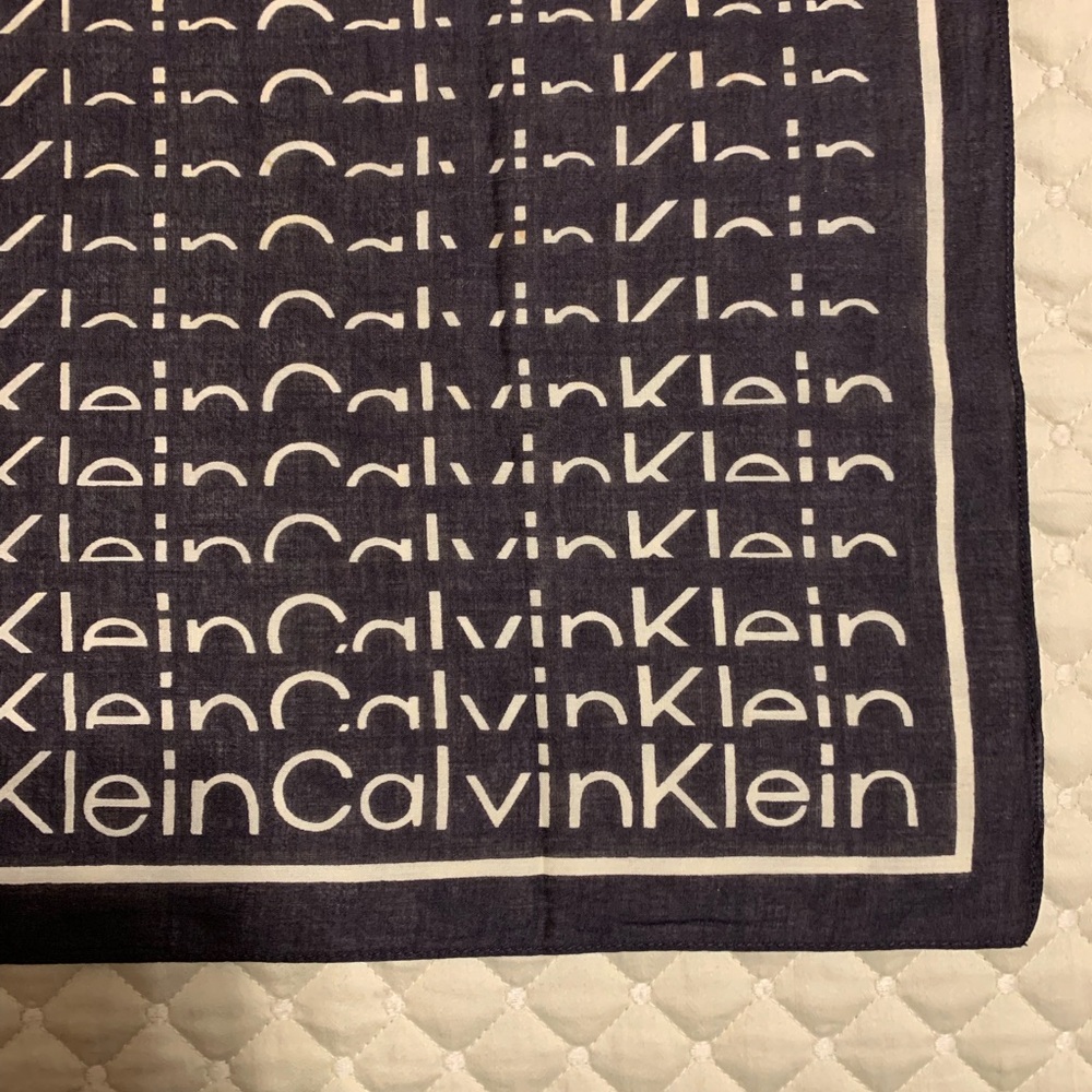Calvin Klein Monochrome Logo Scarf